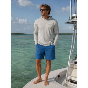 FREE FLY Blue Outdoor Fishing Shorts  Mens Size 36